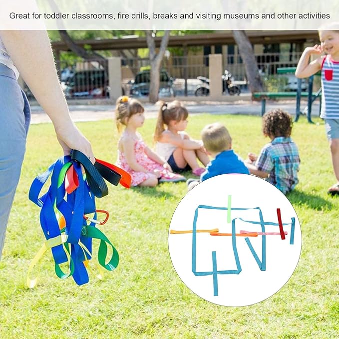 Children Safety Walking Rope, 14 People Perfect Lightweight Safety Walking Rope Comfortable for Daycare School