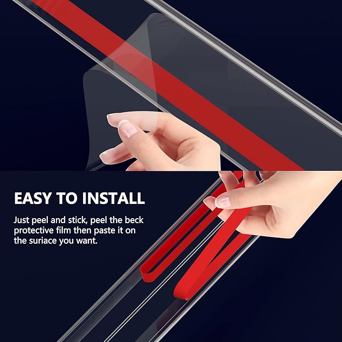 30x30mm Self Adhesive Corner Guard, 4pcs 39.4" Wall Corner Protector Strip, Flexible PVC Edge Trim, Peel and Stick Corner Protection for Furniture, Wall Edges & Table Corners