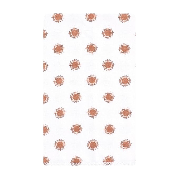 Hudson Baby Unisex Baby Flannel Burp Cloth 10pk, Fun Desert, One Size