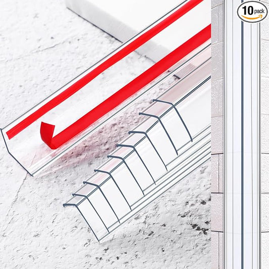 10 Pcs Wall Corner Protector, Clear Self-Adhesive Corner Protectors for Walls for Baby, Furniture, Door, Tables, Cover Sharp Furniture, Easy to Install (59.06'' x 1.18'')
