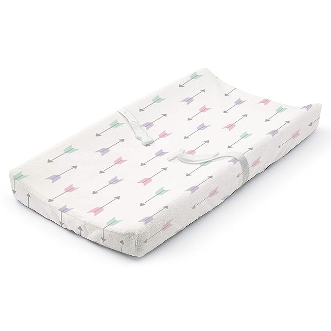 Summer Infant Ultra Plush Changing Pad Cover, Girly Arrows
