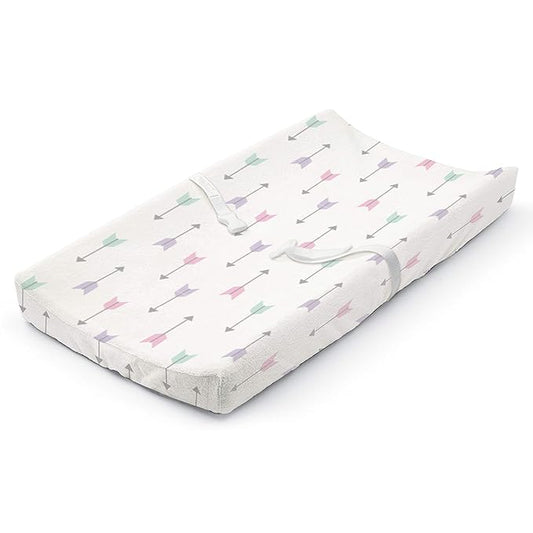 Summer Infant Ultra Plush Changing Pad Cover, Girly Arrows
