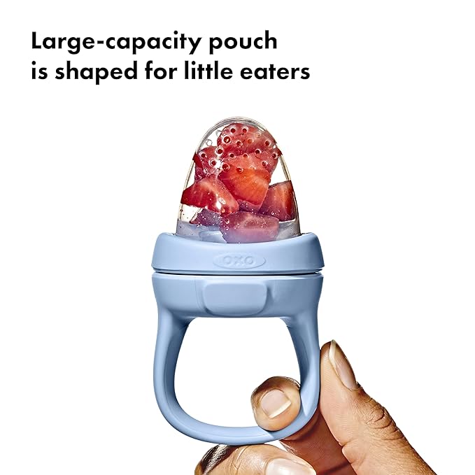 OXO Tot Silicone Self-Feeder 2 Pack - Opal and Dusk