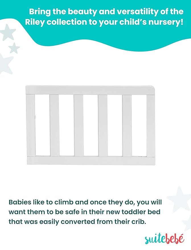 Suite Bebe Riley Toddler Guard Rail, Coral