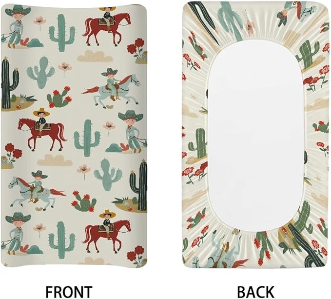 Horse Riding Changing Pad Cover Breathable Stretchy Universal Tray Table Mat Washable Lightweight Waterproof Nursery Pad Change Cover