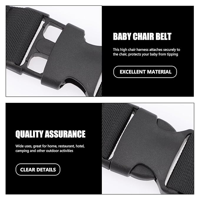 9 Pcs Strap Child Harness Portable High Chair for Toddler Safe Strap for Pushchair High Chairs for Dining Chair Children's Chair Baby Polyester