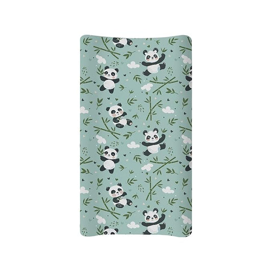 Cute Bamboo Panda Changing Pad Cover Baby Boys Girls Changing Table Pad Covers Diaper Change Table Sheets Covers Soft Breathable