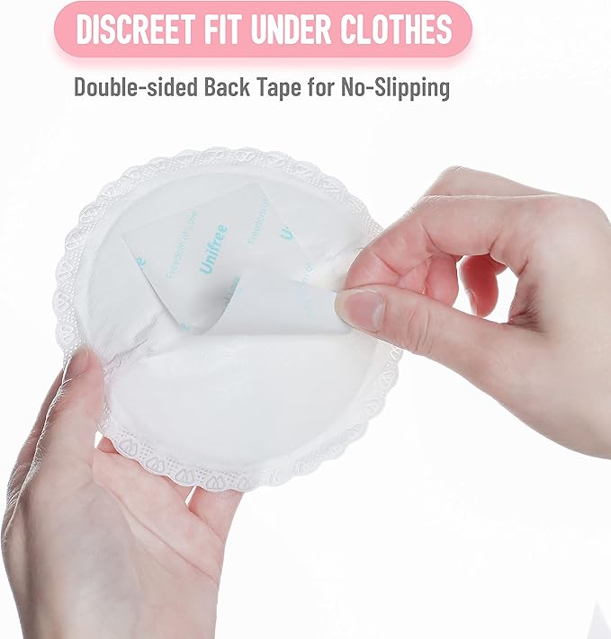 Unifree Disposable Nursing Pads, Breast Pads for Breastfeeding, Superior Absorbency&Ultra Soft Leakproof Design, Postpartum Essentials,200 Count
