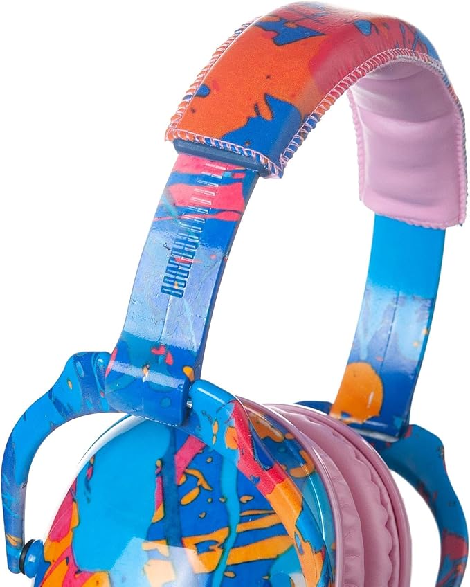 Kids Hearing Protection,25dB NRR Noise Reduction,Sound Proof for Kids,Toddler,Safety Earmuffs for Concert,Airplane,Autism,Monster Jam,Travel,School- Pink Paint