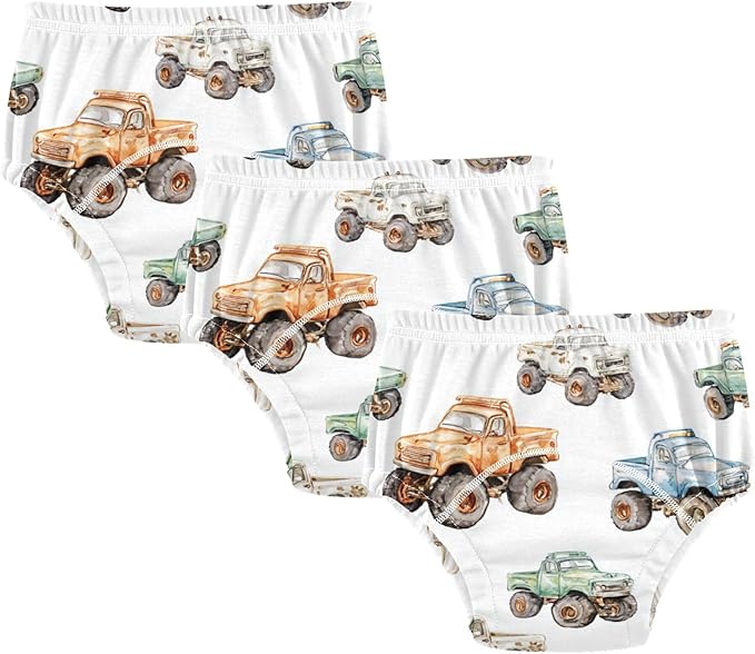 Toddler Potty Training Underwear Cotton Absorbent Soft Baby Girl Boy Potty Training Pant 2t-5t