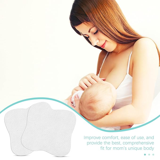 Frienda 20 Pieces Soothing Gel Pads Adjusting Hydrogel Reusable Pads Breastfeeding Essentials Nursing Pad Breast Pad Cooling Relief for Moms Sore Nipples from Pumping or Nursing
