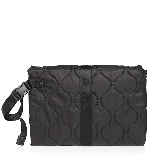 shortyLOVE Biz – Quilted Portable Baby Diaper Changing Pad with Storage & Stroller Strap