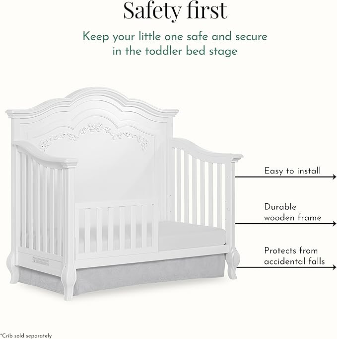 Evolur Toddler Guard Rail, Frost