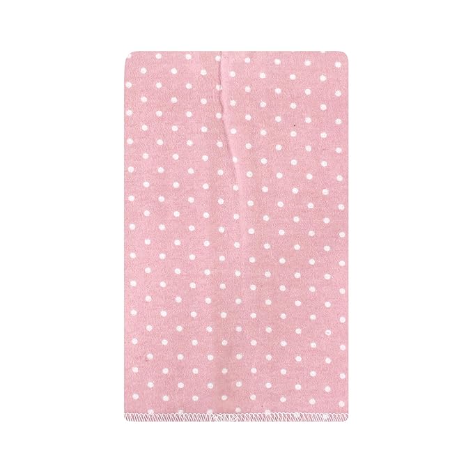Hudson Baby Unisex Baby Cotton Flannel Burp Cloths, Blush Navy Floral 10-Pack, One Size