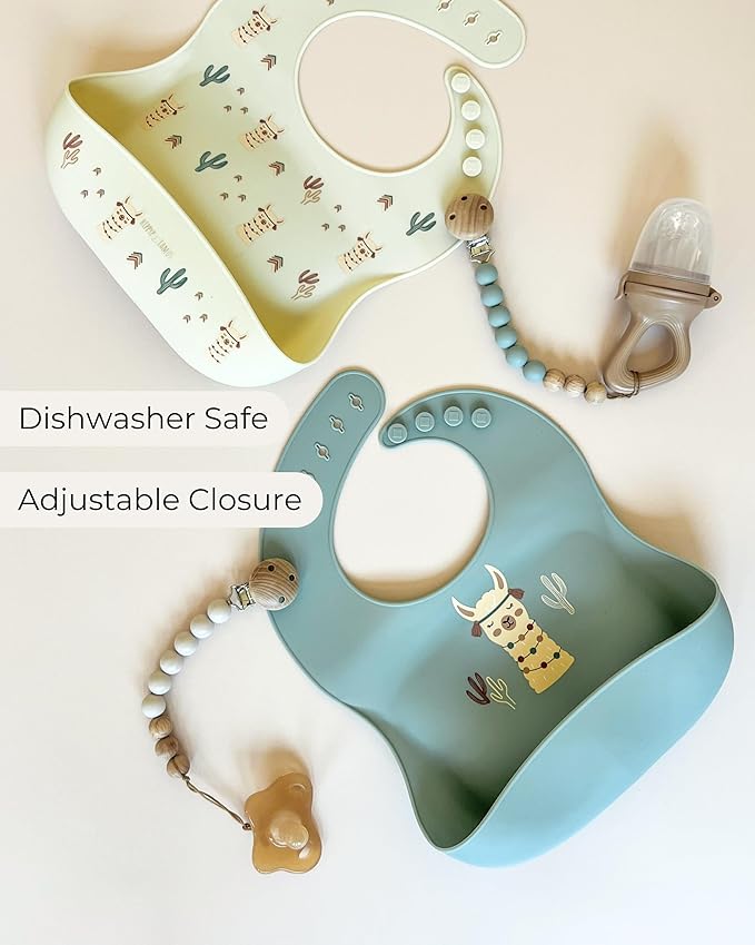 Hippypotamus Silicone Baby Bibs - Soft Waterproof Bibs for Babies & Toddlers