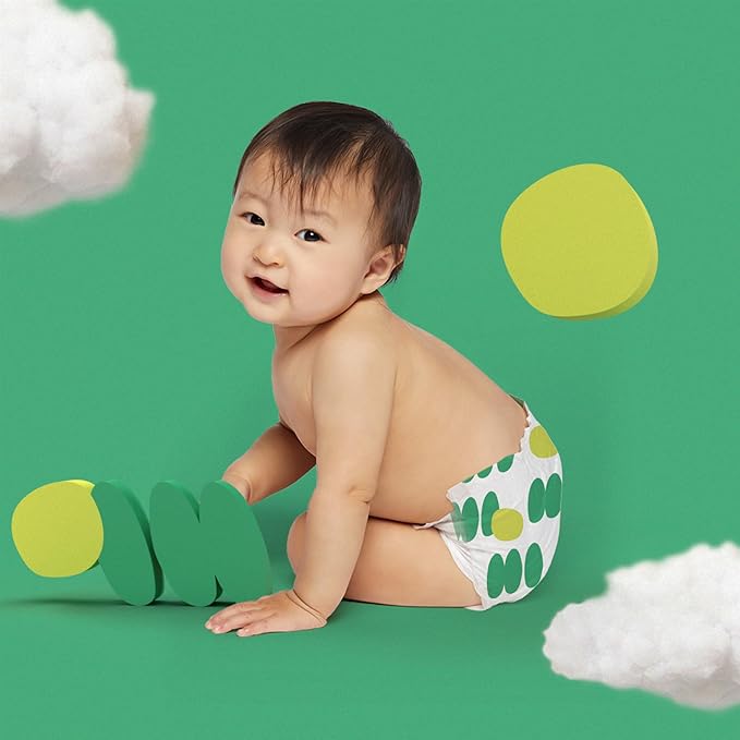 Hello Bello Premium Diapers Size 3, Peas in a Pod Design, Super Value Pack (165 Count)