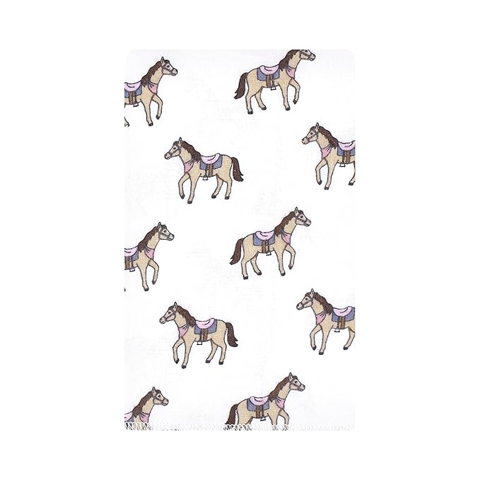 Hudson Baby Unisex Baby Cotton Flannel Burp Cloths 10-Pack, Cowgirl, One Size