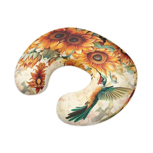 Boy Girl Sunflower Nursing Pillow Cover Baby Breastfeeding Slipcover Newborn Safety and Comfy Cover