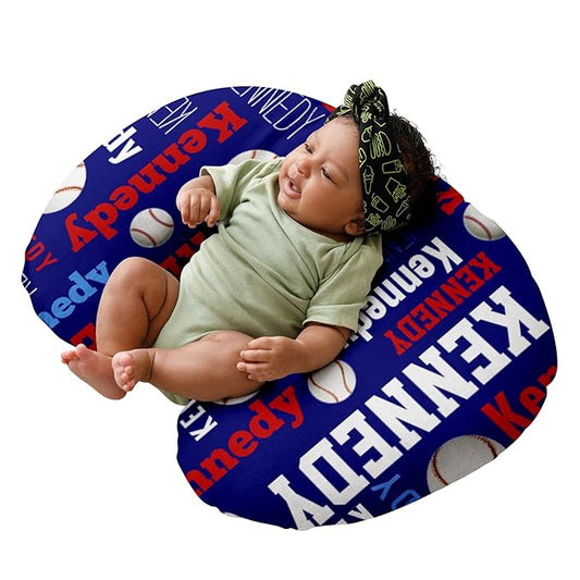 Dyoart Baby Nursing Pillow Cover, Custom Breastfeeding Bottle Pillow Slipcover, Personalized Gift for Infant Boys Girls,Volleyball Pattern, Ultra Soft Comfortable(one Size)