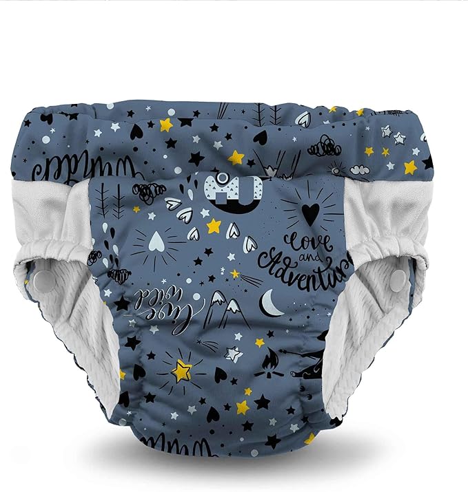 Kanga Care Lil Learnerz 2.0 Reusable Potty Training Pant & Swim Diaper for Toddler Boy and Girl S-XXL