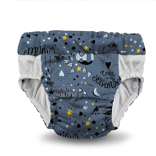 Kanga Care Lil Learnerz 2.0 Reusable Potty Training Pant & Swim Diaper for Toddler Boy and Girl S-XXL
