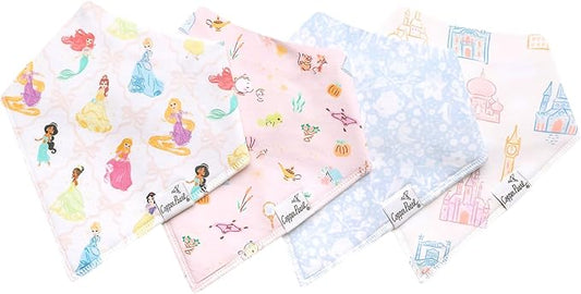 Copper Pearl - Disney Character Prints 4 Pack Baby Bibs Boy & Girl