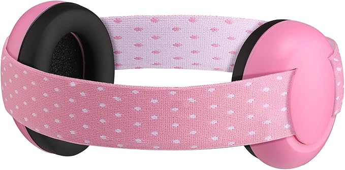 Holiberty Infant Ear Muffs Baby Noise Canceling Headphones 0-18 Months Hearing Protection Earmuffs for Travel,Sleep