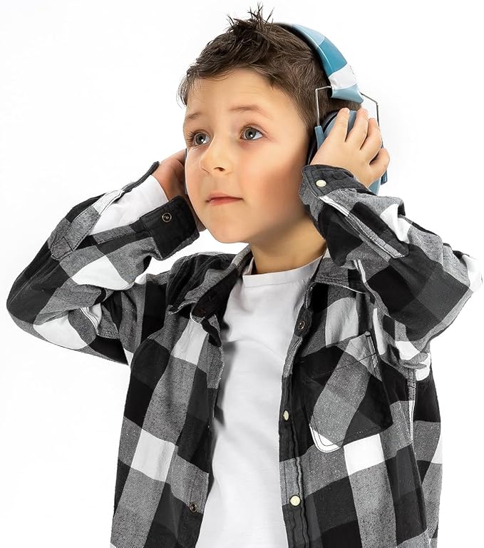 reer SilentGuard Kids Ear Protectors | Ear Protection for Children from 2 Years | Concentration & Learning Aid | Foldable & Grows with Your Child | SNR = 27* | Blue, Blue, Einheitsgröße