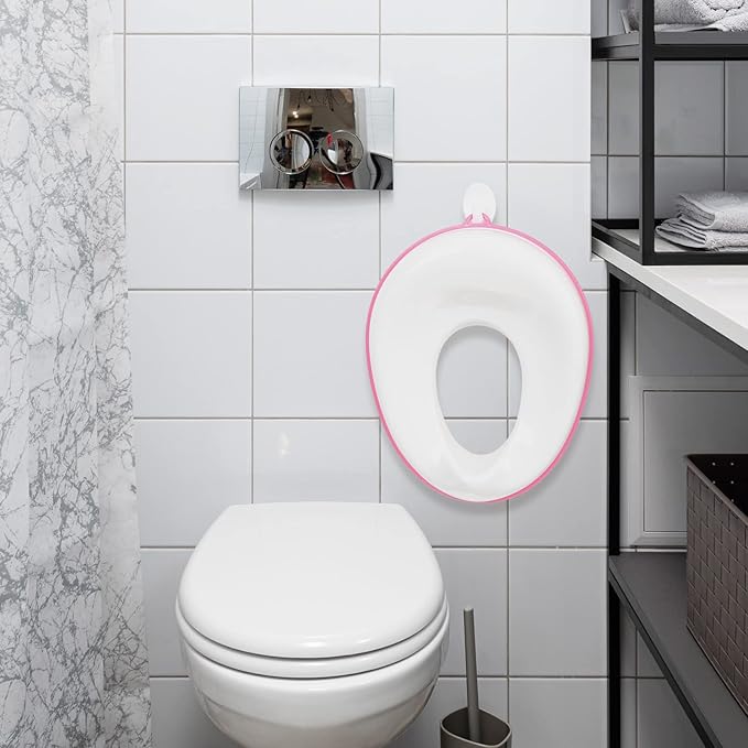 Veemoon Potty Training Seat Portable Toilet Seat for Boy Girl Comfortable and Sturdy Design Easy to Use for Boy Girl Travel Safe and Material Cute Potty Training