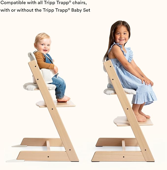 Stokke Tripp Trapp Classic Cushion 2, Glacier Green - Pair with Tripp Trapp Chair or High Chair for Support & Comfort - Machine Washable