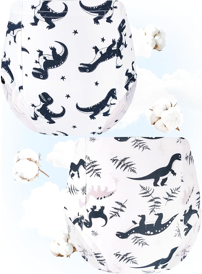 Boys Potty Training Underwear Pee Pants Cotton Absorbent Leak Resistant 4-Pack For Toddler 2t 3t 4t 5t 6 7 8 10