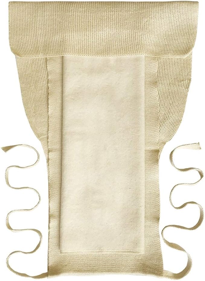Washable Organic Diapers – Cotton Fitted Cloth Diaper with Diaper Booster Pads for Baby and Toddler (5-pack)