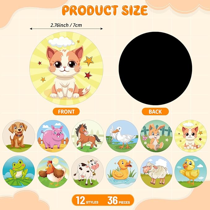 36 Pcs Potty Training Stickers You Pee on Toilet Reveal Stickers 12 Patterns Color Changing Reusable Pee Decals Toilet Targets for Boys Girls Toddlers