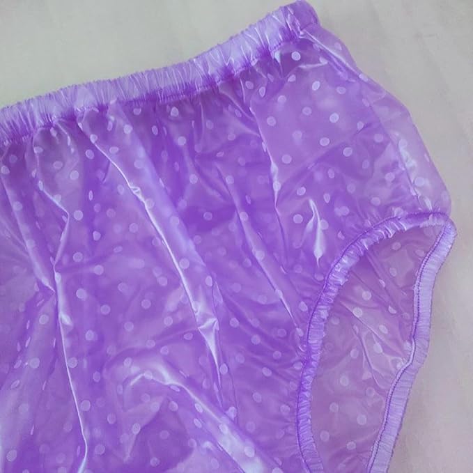 PVC Dot Surface Adult Incontinence Pants,Plastic Diapers,Adult Cloth Diapers Covers, Waterproof and Reusable Elderly Diapers, Soft Surface, Suitable for Adult Men and Women