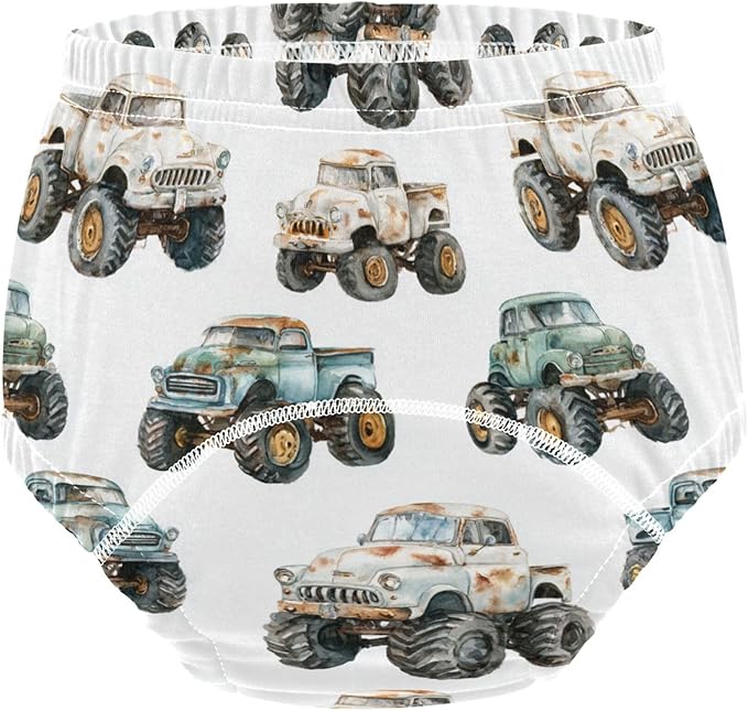 Toddler Potty Training Underwear Cotton Absorbent Soft Baby Girl Boy Potty Training Pant 2T-5T