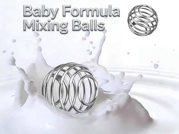 5-Pack Formula Mixers,Milkshake Protein Shaker Ball For Baby Formula Bottle,304 Stainless Steel Wire Mixer Mixing Ball For Small Shaker,Drinking Bottle Cup