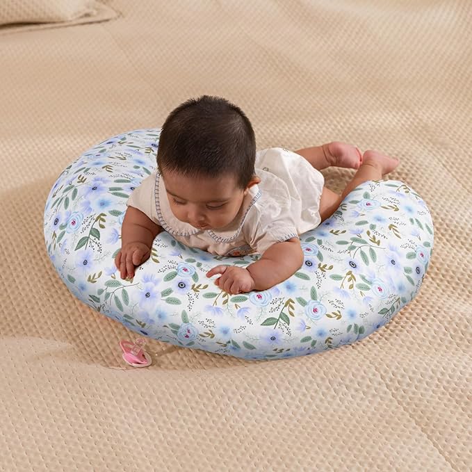 x-vesolje Baby Nursing Pillow for Breastfeeding, Adjustable Breastfeeding Pillow for Bottle Feeding, Nursing Support Pillow for Mom and Baby Healthier Nursing, Removable Cover- Leaf