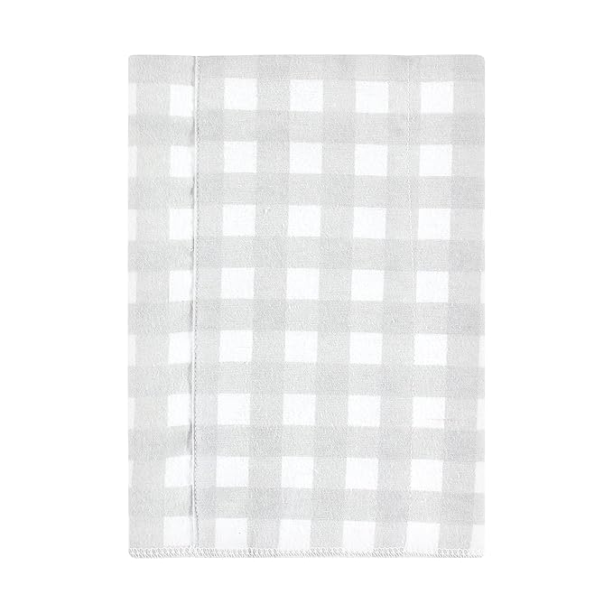 Hudson Baby Unisex Baby Cotton Flannel Burp Cloths, Neutral Woodland Pals 7-Pack, One Size