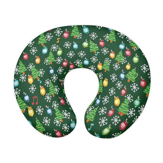 Christmas Tree Breastfeeding Pillow Cover Nursing Cover for Newborn Girls Boys Super Soft and Comfortable Slipcover Gift, 2 Packs