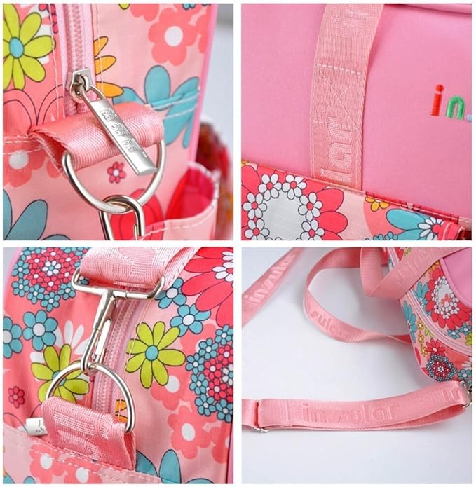 Kamay's Mummy Shoulder Bag Diaper Bag Chic Nappy Changing Bag Tote/Messenger Style Large with Changing Mat, Adjustable Straps