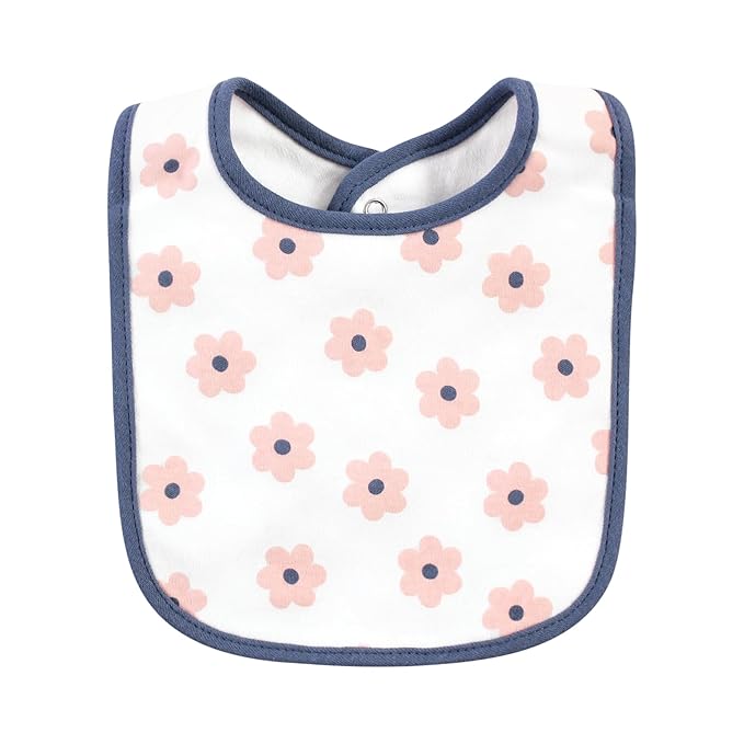 Hudson Baby Unisex Baby Cotton Bibs, Beautiful Butterfly, One Size