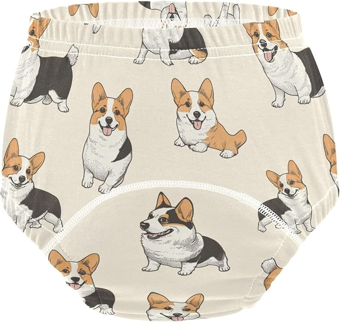 Toddler Potty Training Underwear Cotton Absorbent Soft Baby Girl Boy Potty Training Pant 2T-5T