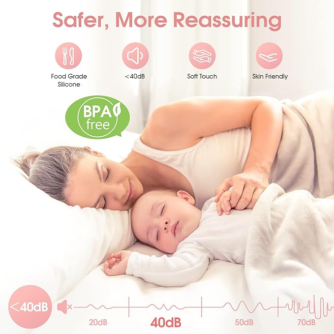 Totmizby Electric Breast Pump, 3 Mode & 12 Levels, LED Display, Wearable Hands-Free Breast Pump, Portable and Discreet Double Electric Breast Pump