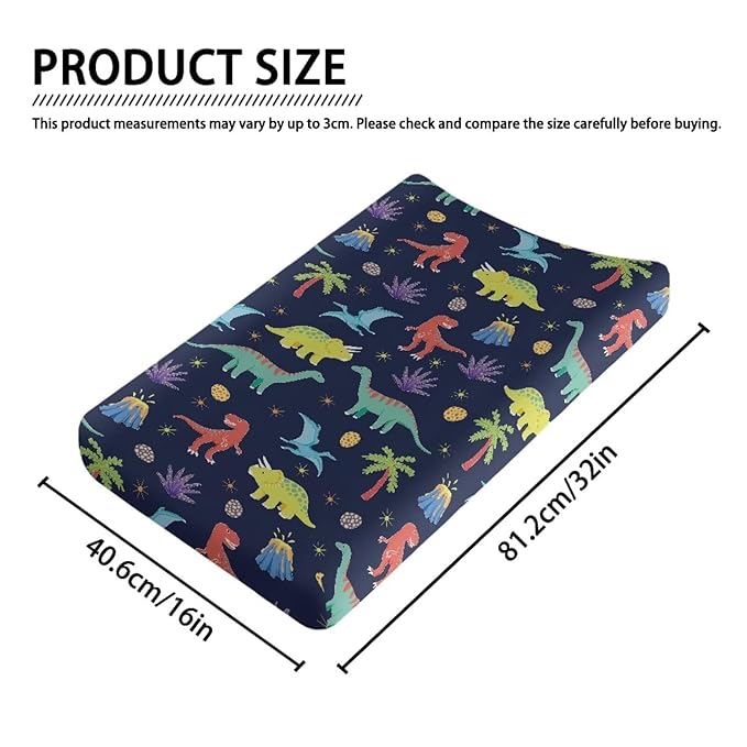 Dinosaur Baby Changing Pad Cover Egg Toddler Diaper Changing Table Covers Changing Pad Sheets Newborn Infant Mattresses Mat