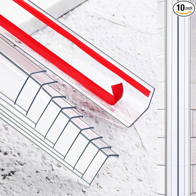 10 Pcs Wall Corner Protector, Clear Self-Adhesive Corner Protectors for Walls for Baby, Furniture, Door, Tables, Cover Sharp Furniture, Easy to Install(35.43'' X 1.18'')