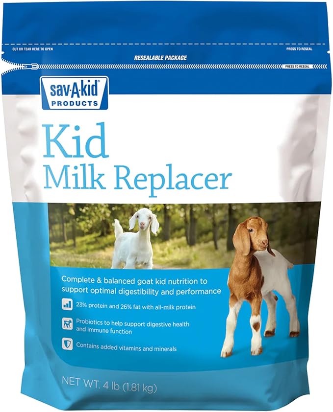 Sav-A-Kid | Goat Milk Replacer | 4 Pound (4 LB) Bag