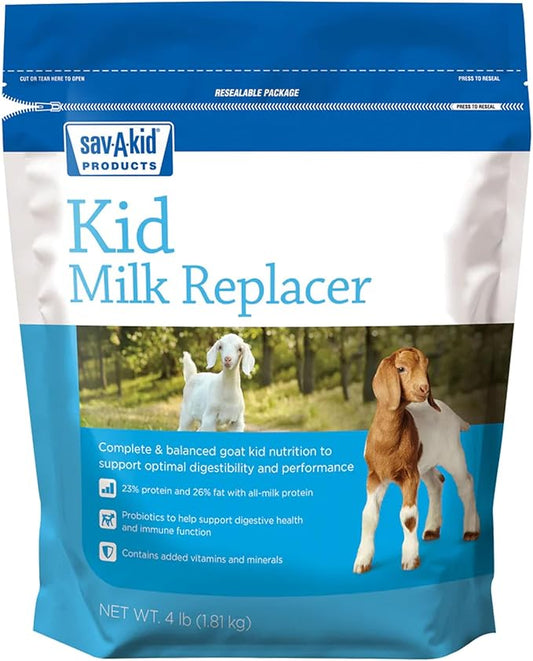 Sav-A-Kid | Goat Milk Replacer | 4 Pound (4 LB) Bag