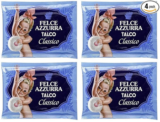 Paglieri: "Felce Azzurra" Refill Envelope, Classic Scent 3.53 Ounce (100gr) Packages (Pack of 4) [ Italian Import ]