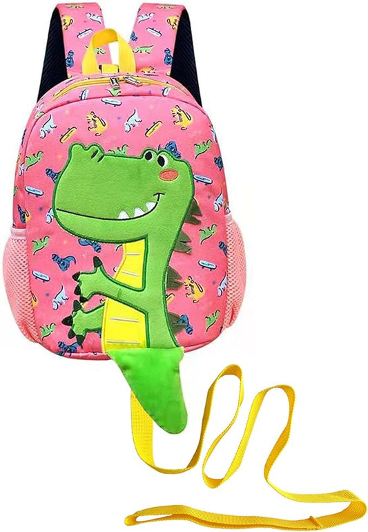 DB Dinosaur Toddler Mini Backpack with Leash,Children Kid Leash Backpack for Boys Girls,Baby Harness Bookbag