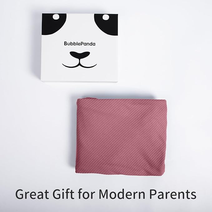 BubblePanda Rayon Made from Bamboo Nursing Cover for Baby Breastfeeding,360° Full Privacy Soft & Breathable Breastfeeding Covers Up for Women,Machine Washable Nursing Shawl,Stretchy Carseat Cover